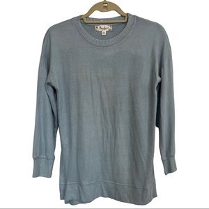 Moondance Girls Crystal Blue Long Sleeve Pullover Sweater Size M (10/12)